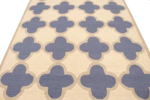 Multicolored Trellis 5X8 Hand-Tufted Modern Rug