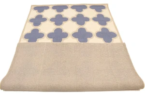 Multicolored Trellis 5X8 Hand-Tufted Modern Rug