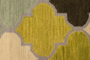 Multicolored Trellis 5X8 Hand-Tufted Modern Rug