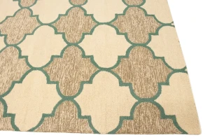 Multicolored Trellis 5X8 Hand-Tufted Modern Rug