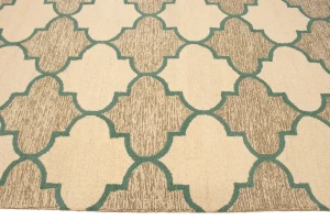 Multicolored Trellis 5X8 Hand-Tufted Modern Rug