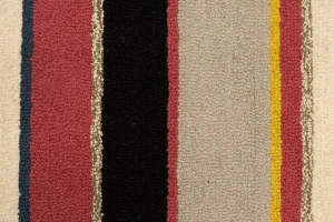 Multicolored Stripes 5X8 Hand-Tufted Modern Rug