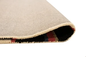 Multicolored Stripes 5X8 Hand-Tufted Modern Rug