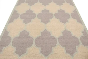 Multicolored Trellis 5X8 Hand-Tufted Modern Rug
