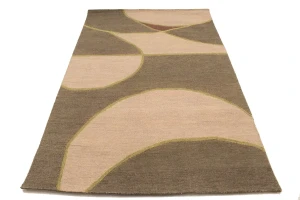 Multicolored Abstract 5X8 Hand-Tufted Modern Rug