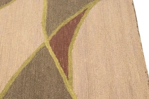 Multicolored Abstract 5X8 Hand-Tufted Modern Rug