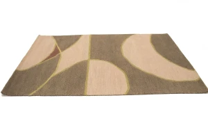 Multicolored Abstract 5X8 Hand-Tufted Modern Rug