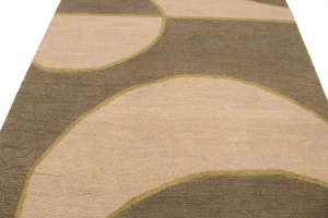 Multicolored Abstract 5X8 Hand-Tufted Modern Rug