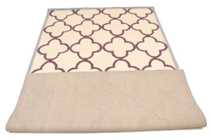 Cream Trellis 5X8 Hand-Tufted Modern Rug