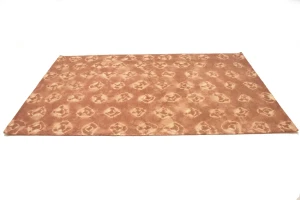 Rusty Brown Tie-Dye 5X8 Hand-Tufted Modern Rug