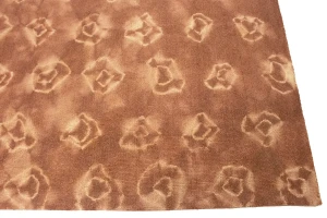 Rusty Brown Tie-Dye 5X8 Hand-Tufted Modern Rug