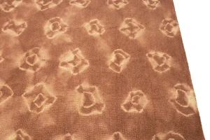 Rusty Brown Tie-Dye 5X8 Hand-Tufted Modern Rug