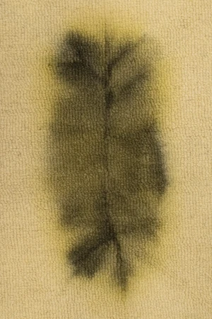 Brown & Cream Tie-Dye 5X8 Hand-Tufted Modern Rug
