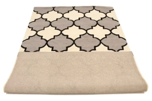 Multicolored Trellis 5X8 Hand-Tufted Modern Rug