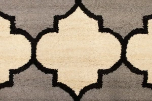 Multicolored Trellis 5X8 Hand-Tufted Modern Rug