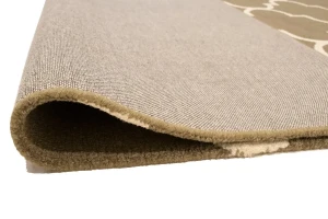 Brown Trellis 5X8 Hand-Tufted Modern Rug