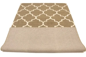 Brown Trellis 5X8 Hand-Tufted Modern Rug