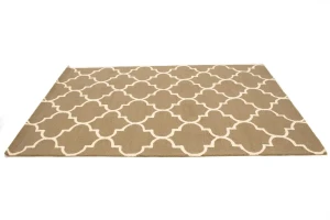 Brown Trellis 5X8 Hand-Tufted Modern Rug
