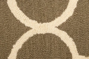 Brown Trellis 5X8 Hand-Tufted Modern Rug