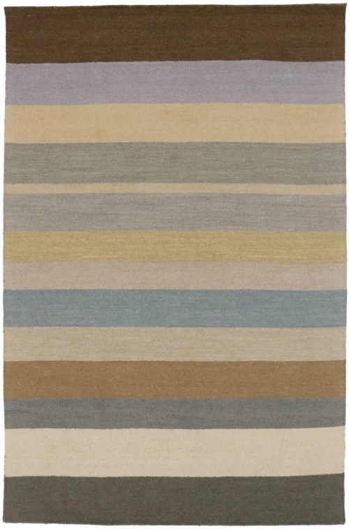 Multicolored Stripes 5X8 Hand-Tufted Modern Rug