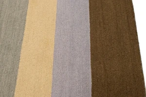 Multicolored Stripes 5X8 Hand-Tufted Modern Rug