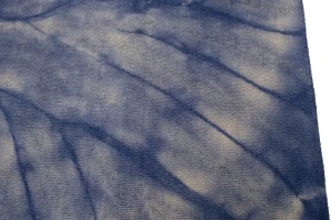 Purple-navy Tie-Dye 5X8 Hand-Tufted Modern Rug