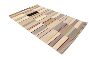 Multicolored Stripes 5X8 Hand-Tufted Modern Rug