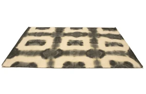 Brownish Gray Tie-Dye 5X8 Hand-Tufted Modern Rug