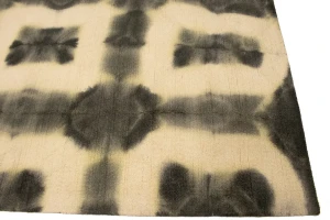 Brownish Gray Tie-Dye 5X8 Hand-Tufted Modern Rug
