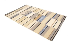 Multicolored Stripes 5X8 Hand-Tufted Modern Rug