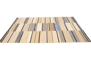 Multicolored Stripes 5X8 Hand-Tufted Modern Rug