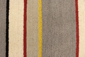 Multicolored Stripes 5X8 Hand-Tufted Modern Rug