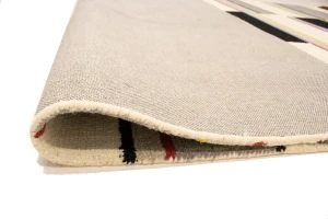 Multicolored Stripes 5X8 Hand-Tufted Modern Rug