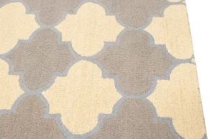 Multicolored Trellis 5X8 Hand-Tufted Modern Rug