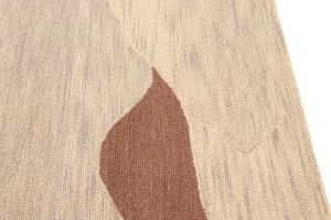 Beige & Brown Abstract 5X8 Hand-Tufted Modern Rug