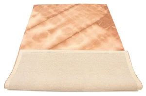 Rusty Brown Tie-Dye 5X8 Hand-Tufted Modern Rug