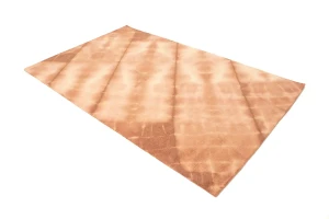 Rusty Brown Tie-Dye 5X8 Hand-Tufted Modern Rug