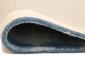 Blue Tie-Dye 5X8 Hand-Tufted Modern Rug