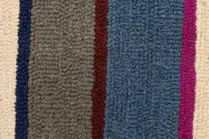 Multicolored Stripes 5X8 Hand-Tufted Modern Rug