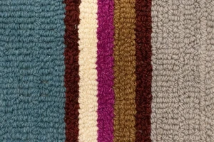Multicolored Stripes 5X8 Hand-Tufted Modern Rug