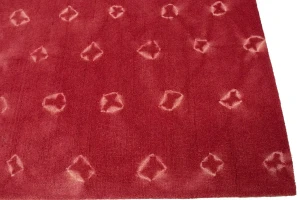 Fuchsia Tie-Dye 5X8 Hand-Tufted Modern Rug