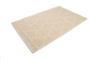Beige Trellis  5X8 Hand-Tufted Modern Rug