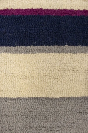 Multicolored Stripes 5X8 Hand-Tufted Modern Rug