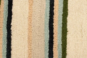 Multicolored Stripes 5X8 Hand-Tufted Modern Rug