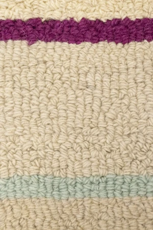 Multicolored Stripes 5X8 Hand-Tufted Modern Rug