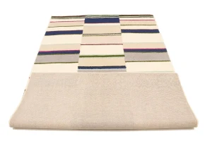 Multicolored Stripes 5X8 Hand-Tufted Modern Rug