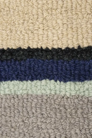Multicolored Stripes 5X8 Hand-Tufted Modern Rug