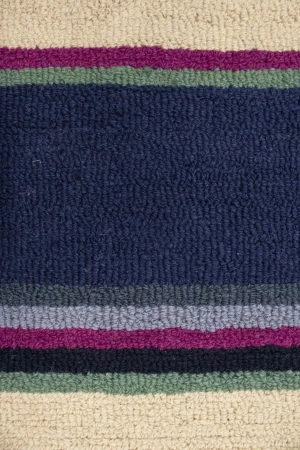 Multicolored Stripes 5X8 Hand-Tufted Modern Rug