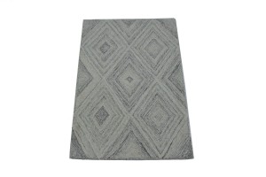 Multicolored Geometric 2X3 Hand-Tufted Modern Rug