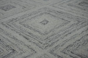 Multicolored Geometric 2X3 Hand-Tufted Modern Rug